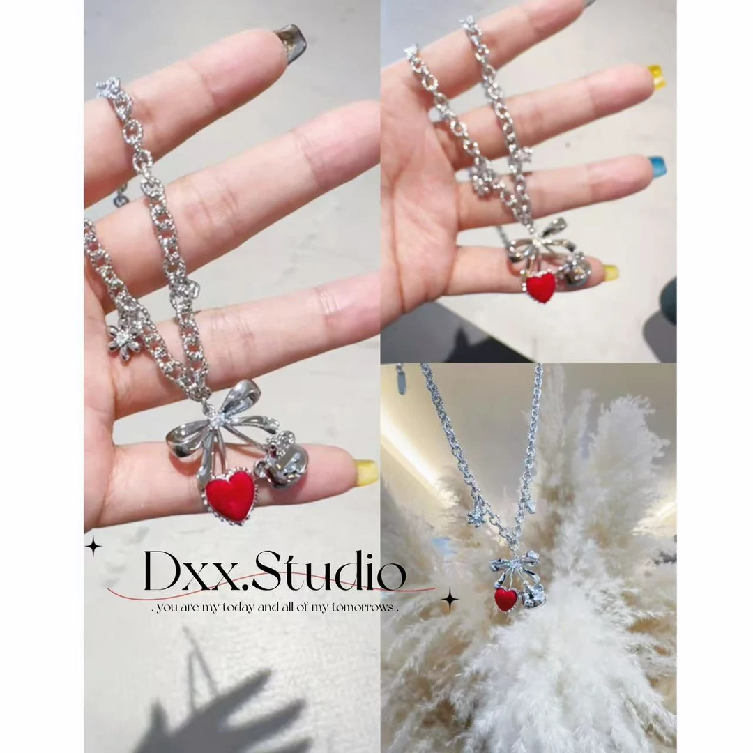 铜合金锆石项链 小众设计百搭ins项链49446