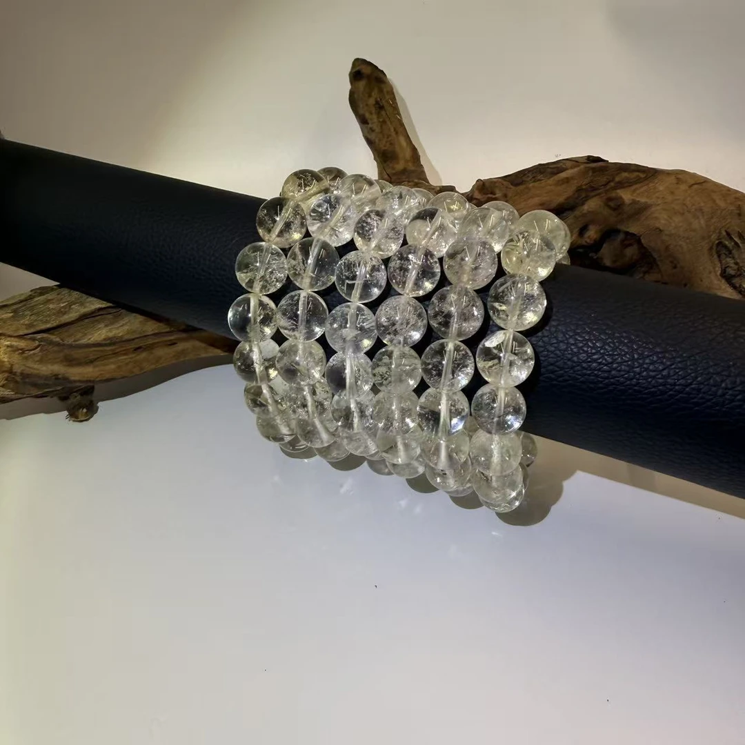 【爱上水晶】 Z30梵天黄阿塞水晶手串多样性发其一