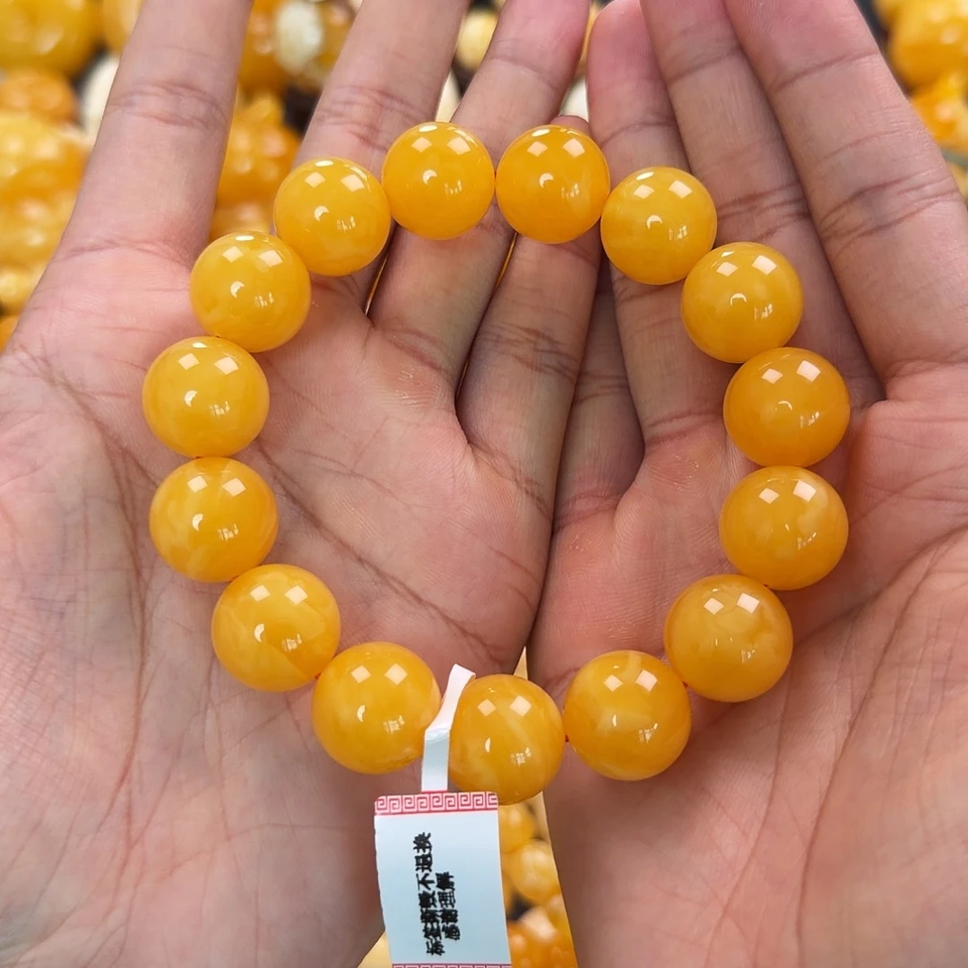 琥珀未镶嵌珠宝奇石16mm同料