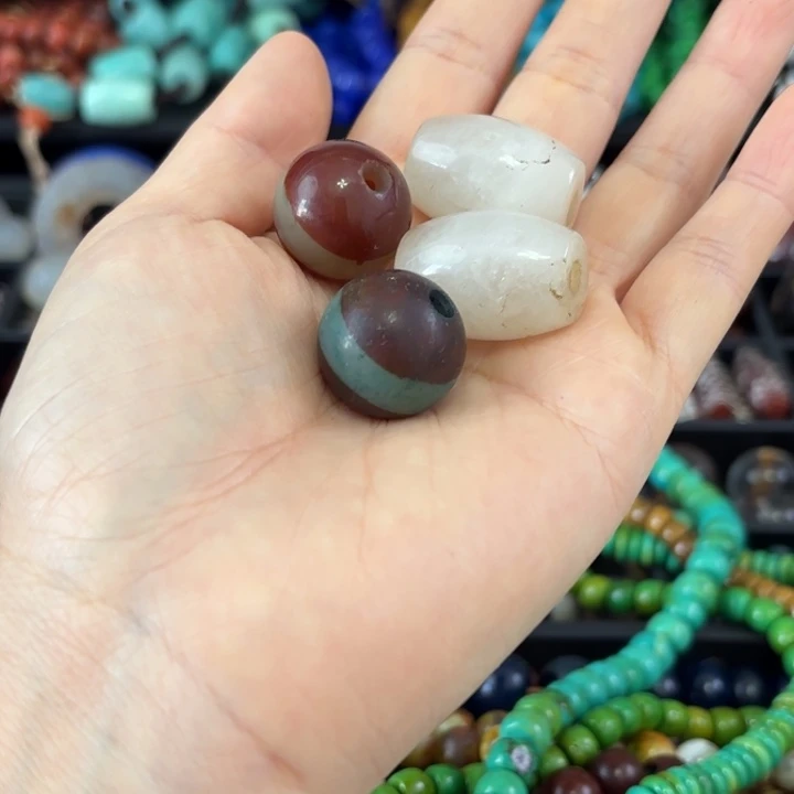 薯***咪玛瑙/玉髓未镶嵌颈饰