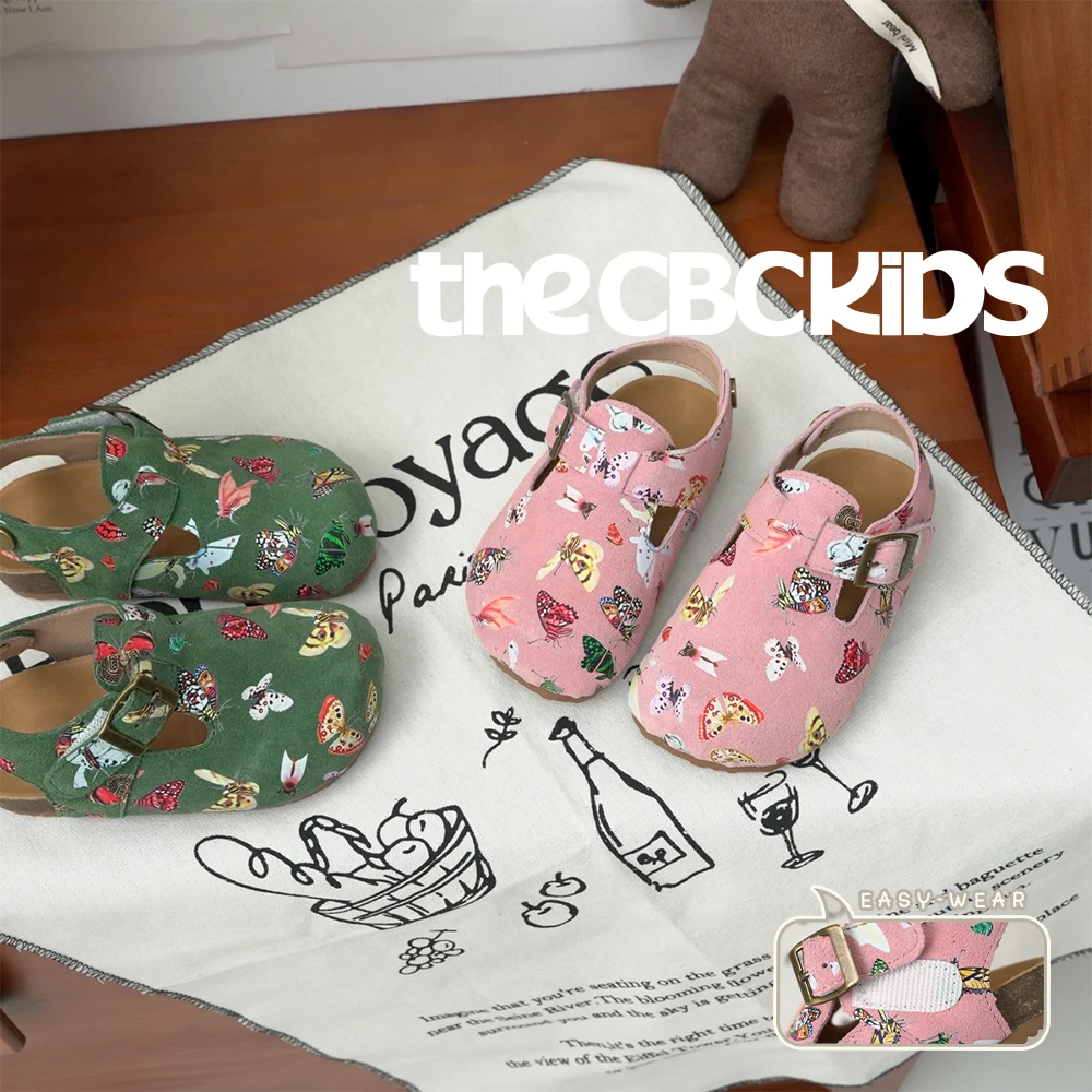 The CBC『Butterfly』女童森系勃肯凉鞋复古古着245077