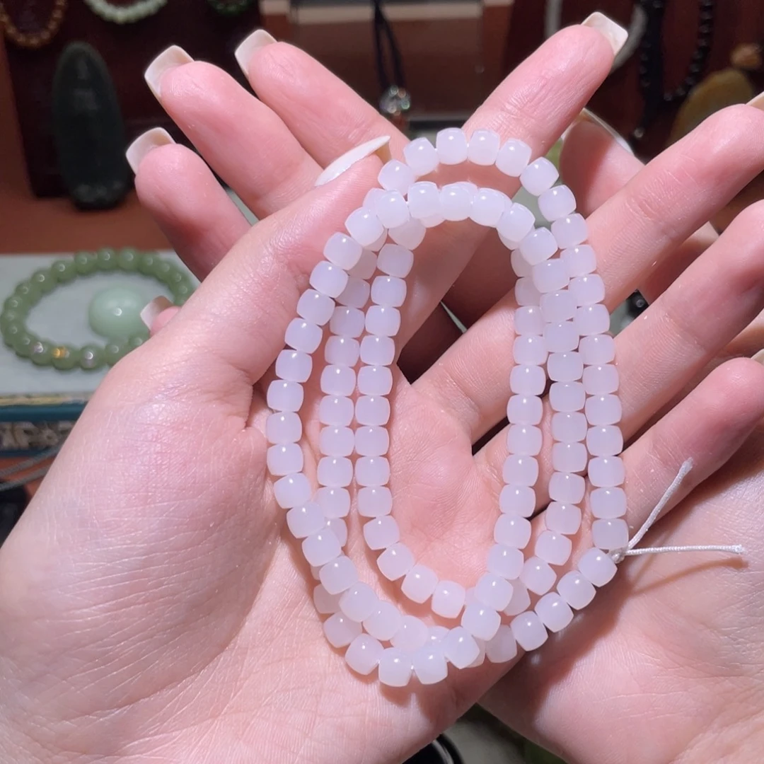 手链未镶嵌和田玉（糖玉）