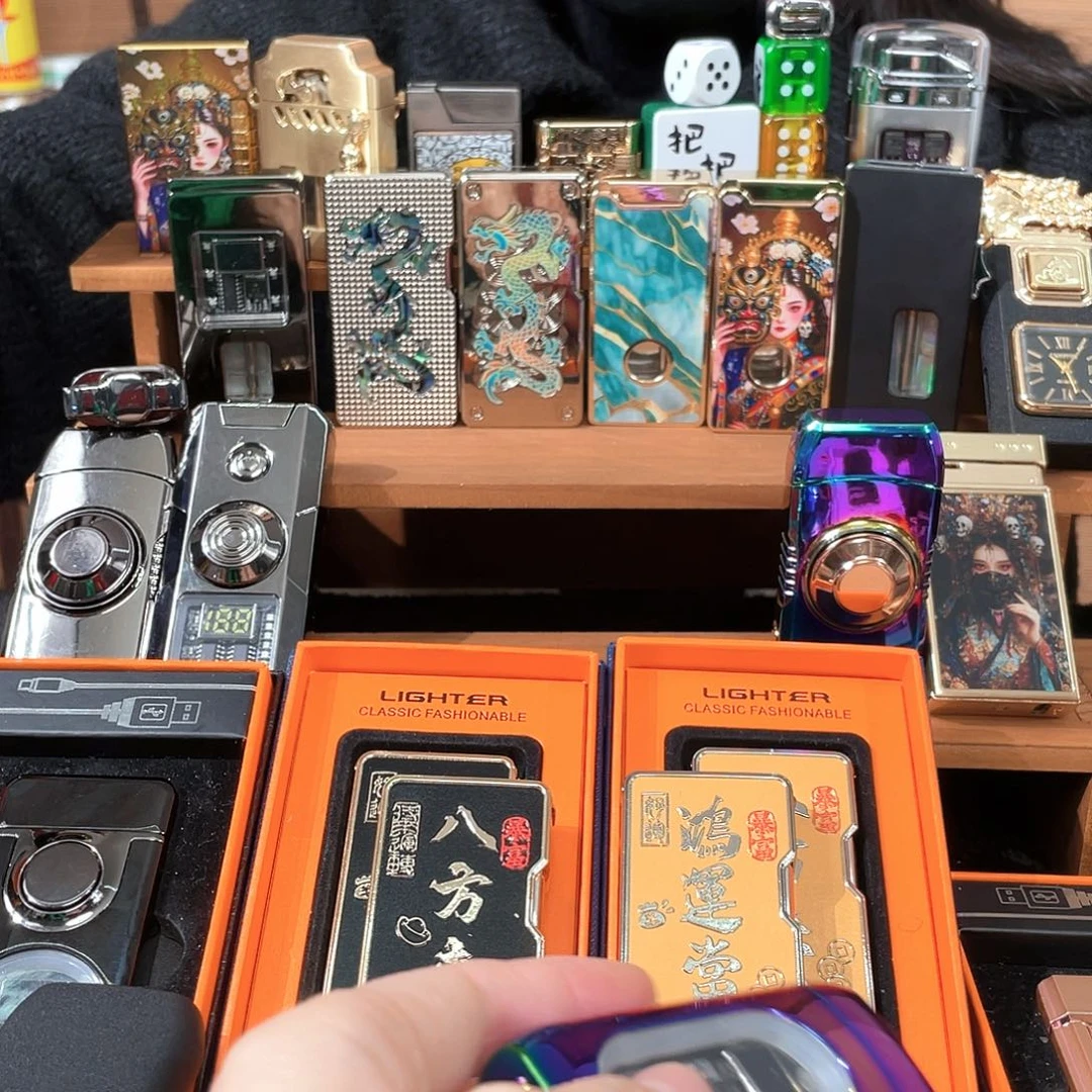 一***…创意新款曲面打火机差价