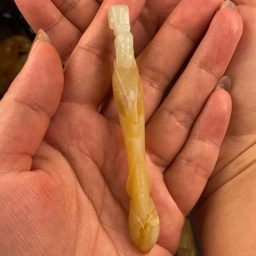 蛇纹石玉挂件未镶嵌敢****1
