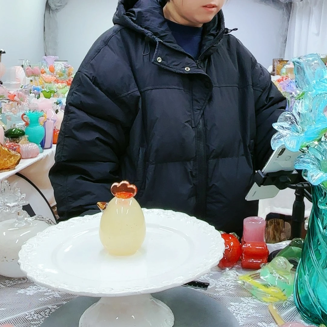 福利不退不换琉璃花瓶艺术品