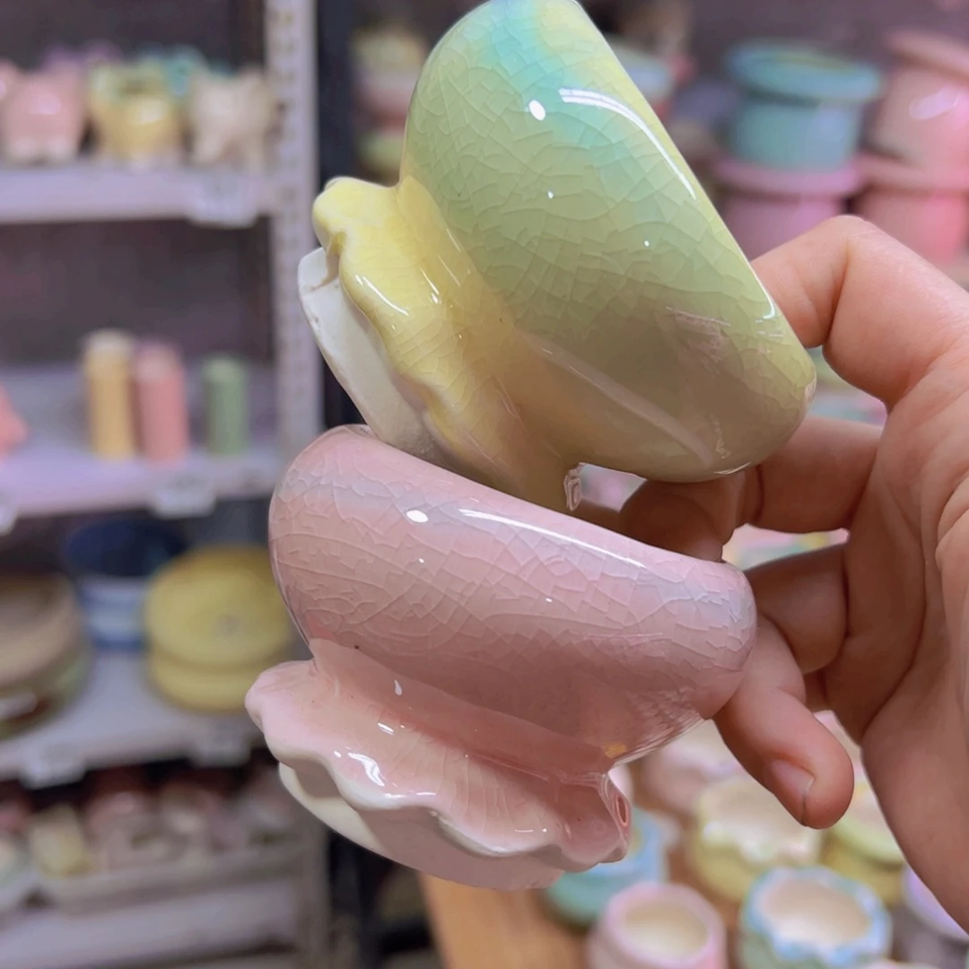 陶瓷花盆当场凑满12包邮