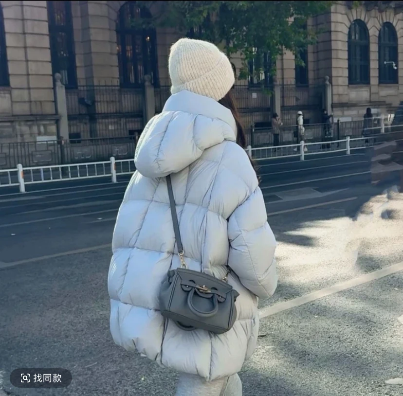 2025新国标90白鹅绒云朵泡芙6防江南极寒系列宽松显瘦羽绒服女