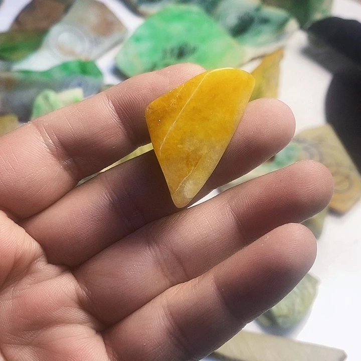 翡翠散珠天然翡翠A货挂件