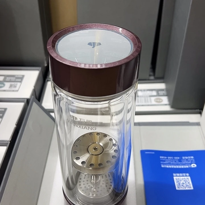 万象茶水分离杯310紫双