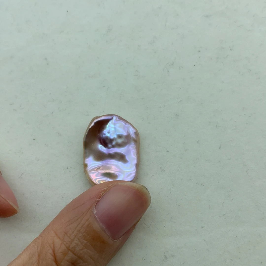 淡水珍珠耳饰银S925镶嵌