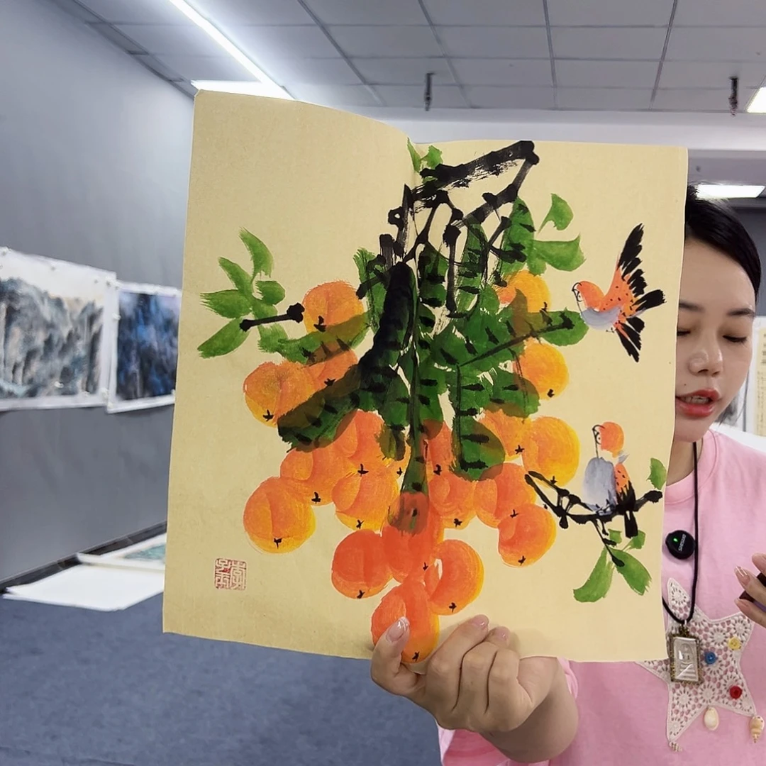 国画事事顺心如意万事如意