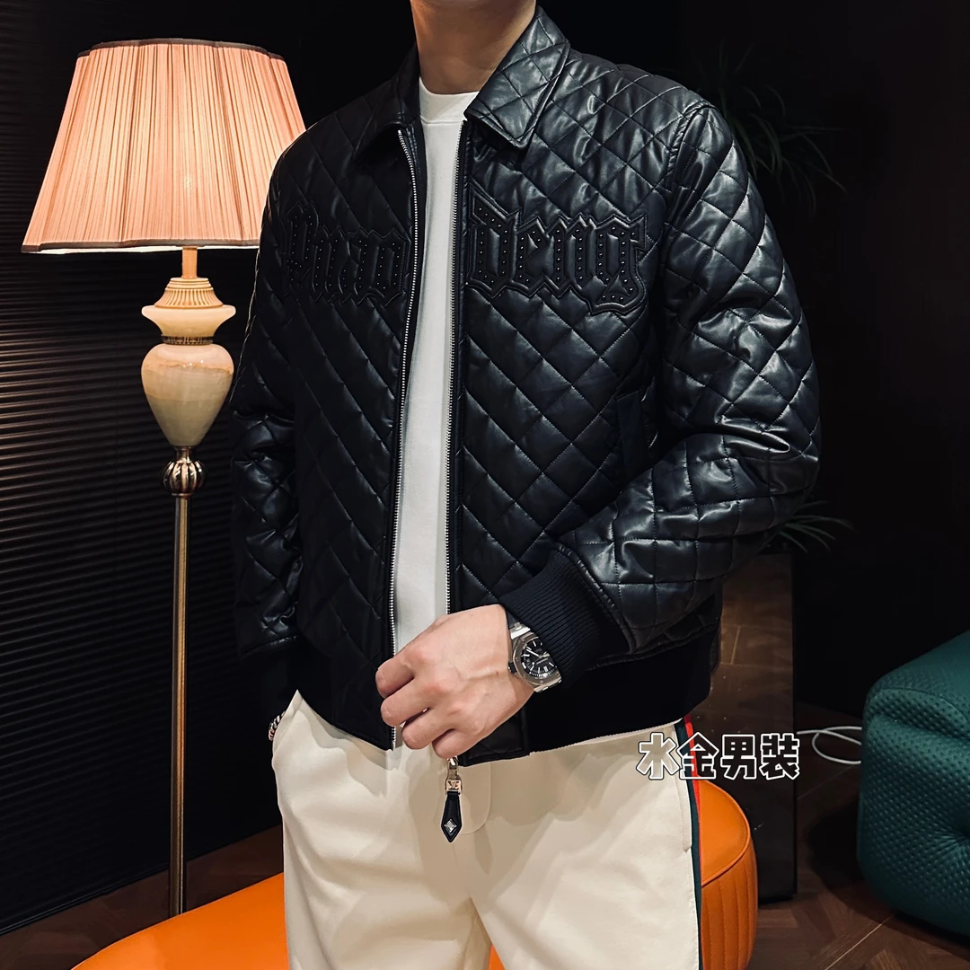 2025男装男士冬季潮流时尚百搭高端轻奢品质休闲羽绒夹克 66500