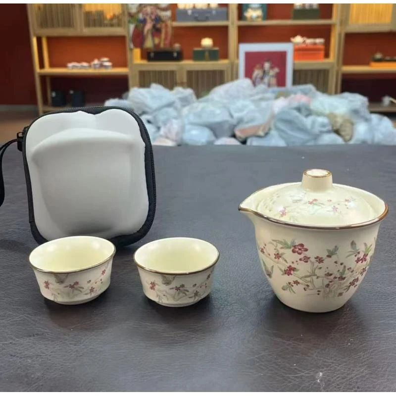 【闪购链接】桃花一手抓壶两杯—53