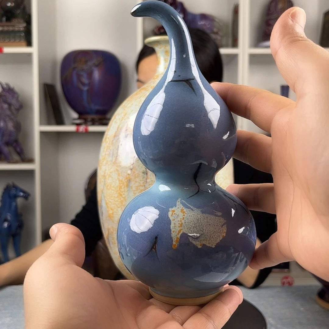 瓷片摆件……葫芦……