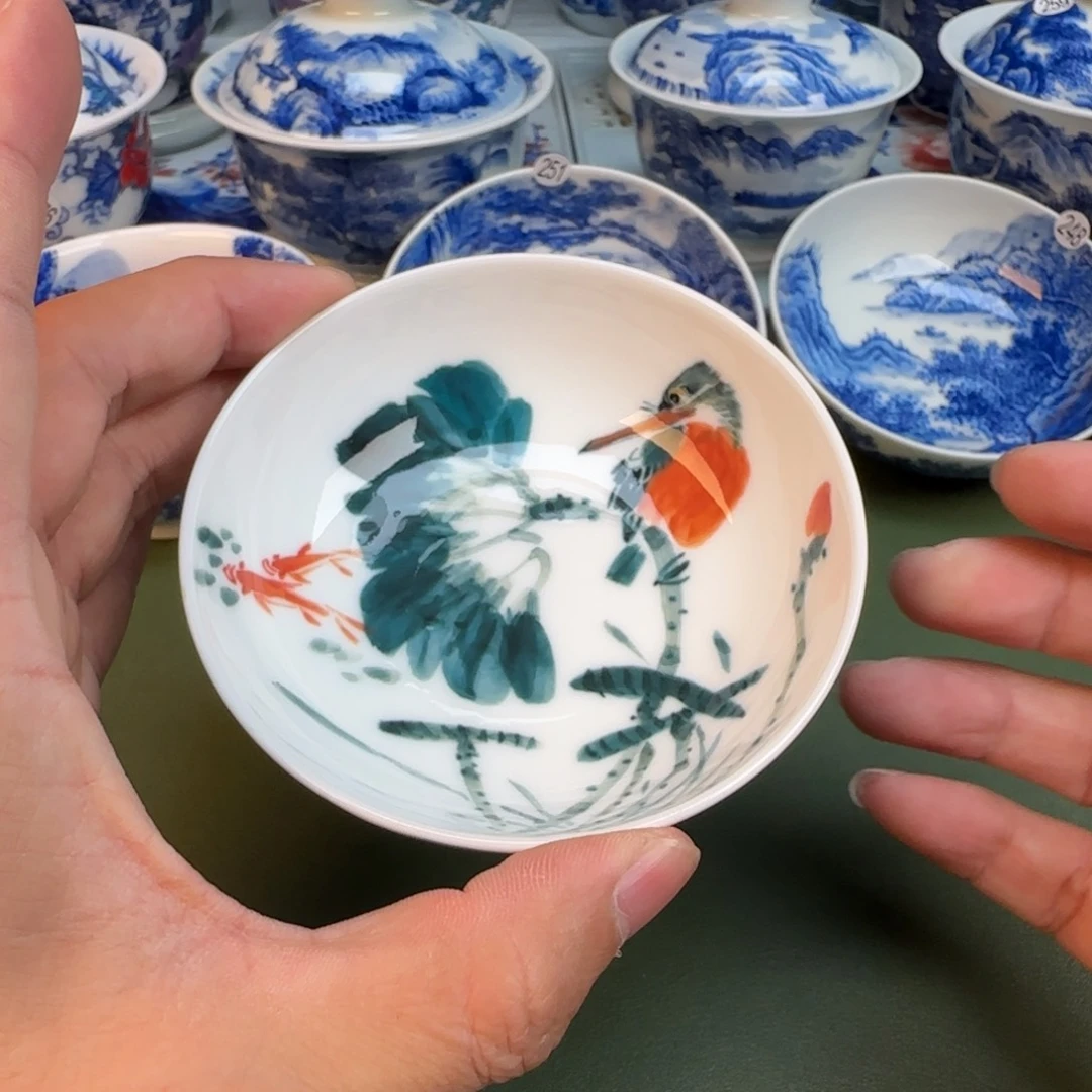 陶纯手工纯手绘茶具263
