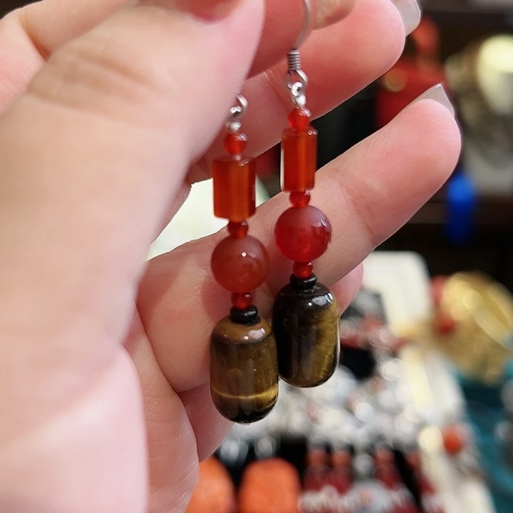 玛瑙颈饰未镶嵌古风