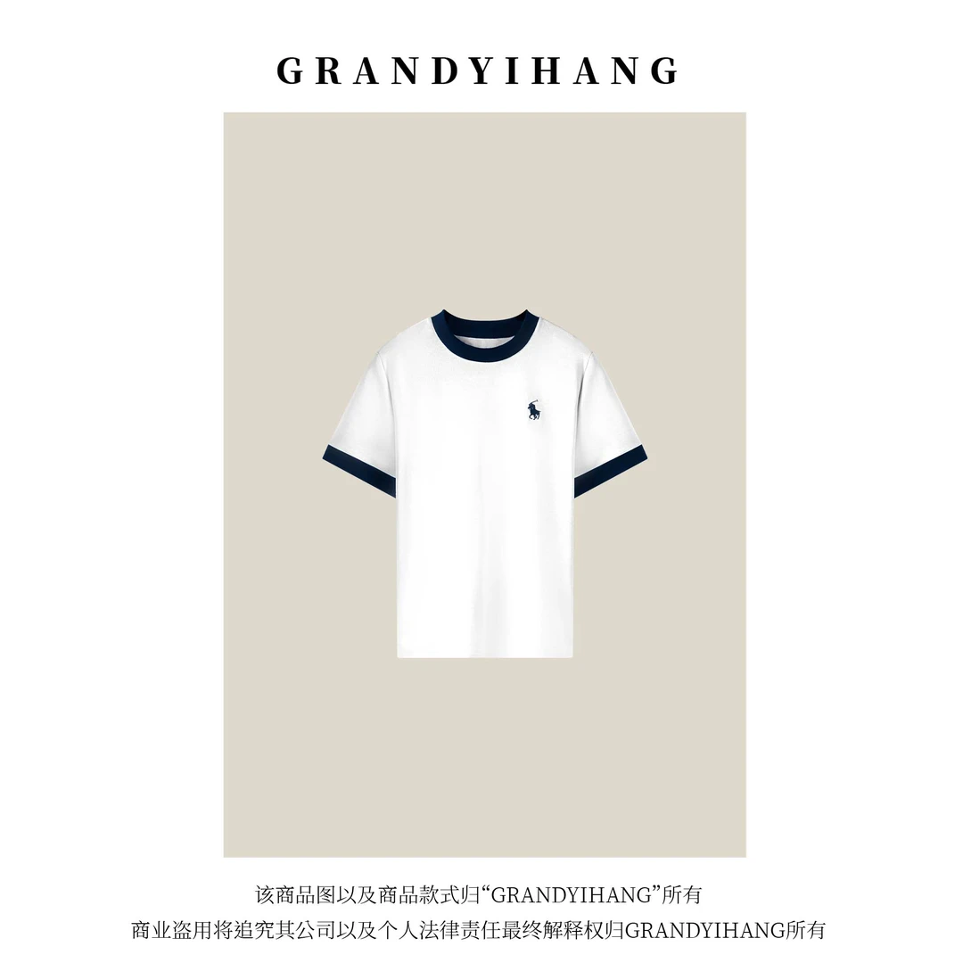 【青青推荐】早春新款休闲简约短袖上衣77018