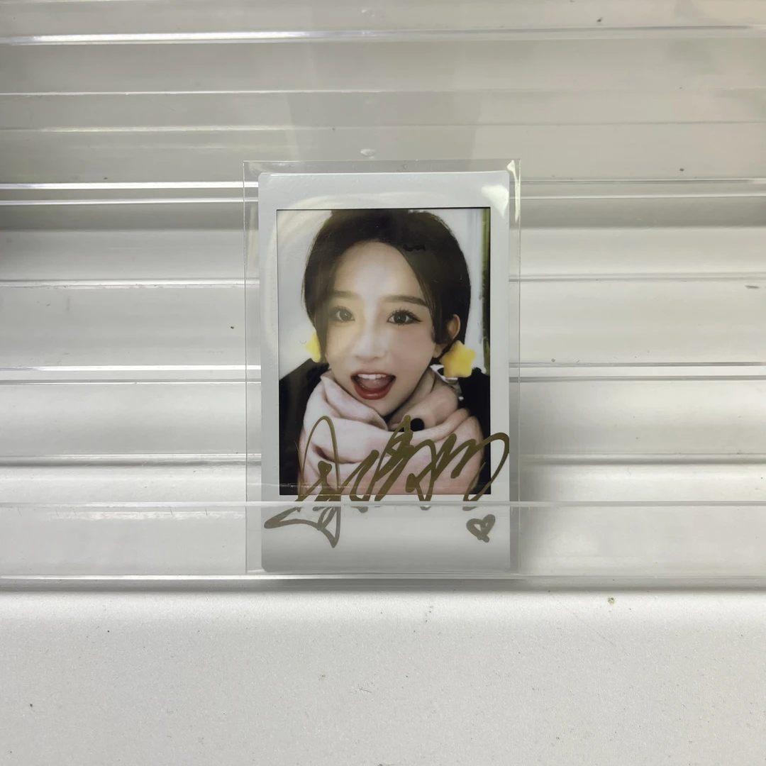 P5202【周诗雨】正品富士拍立得照片 白边