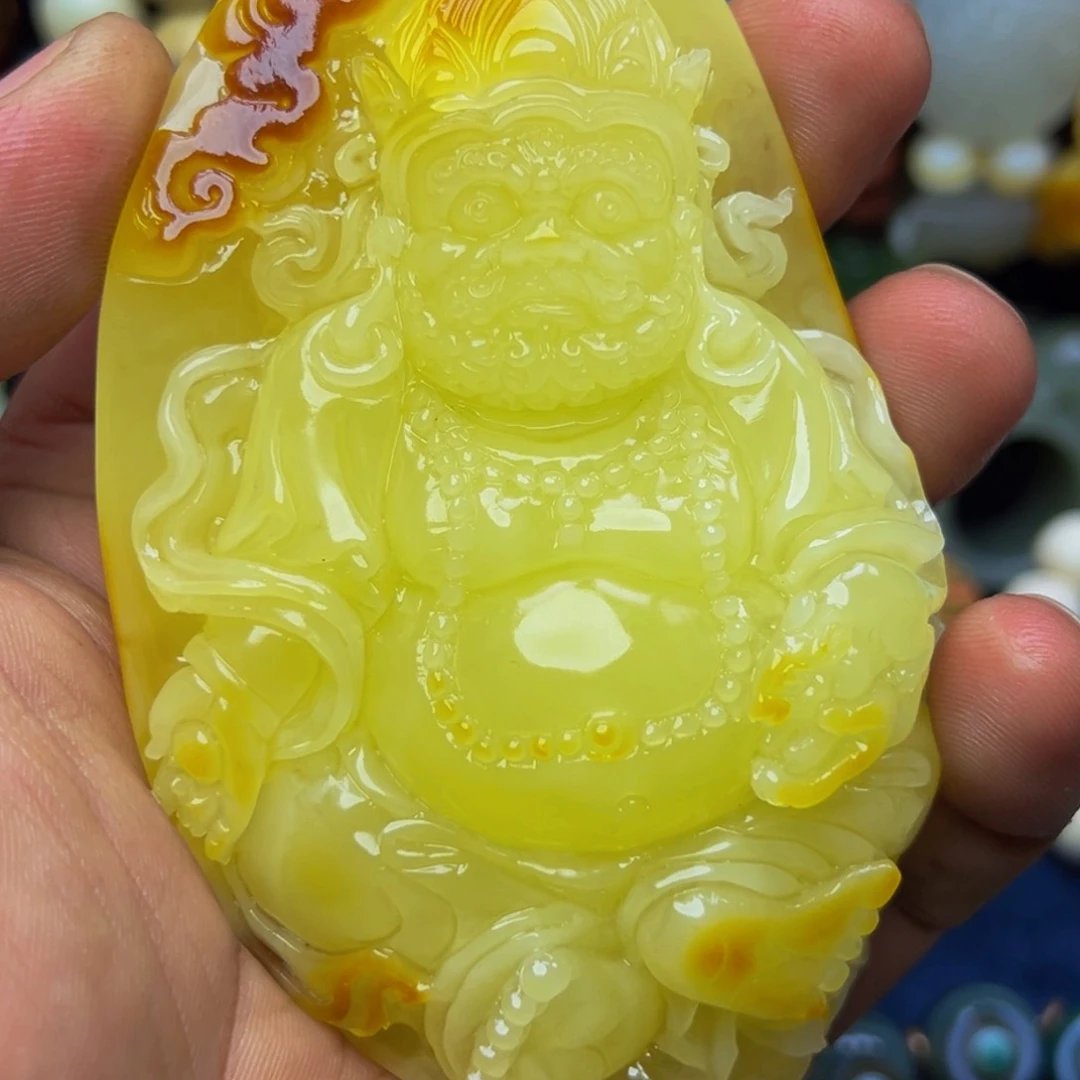 蜜蜡颈饰未镶嵌天然