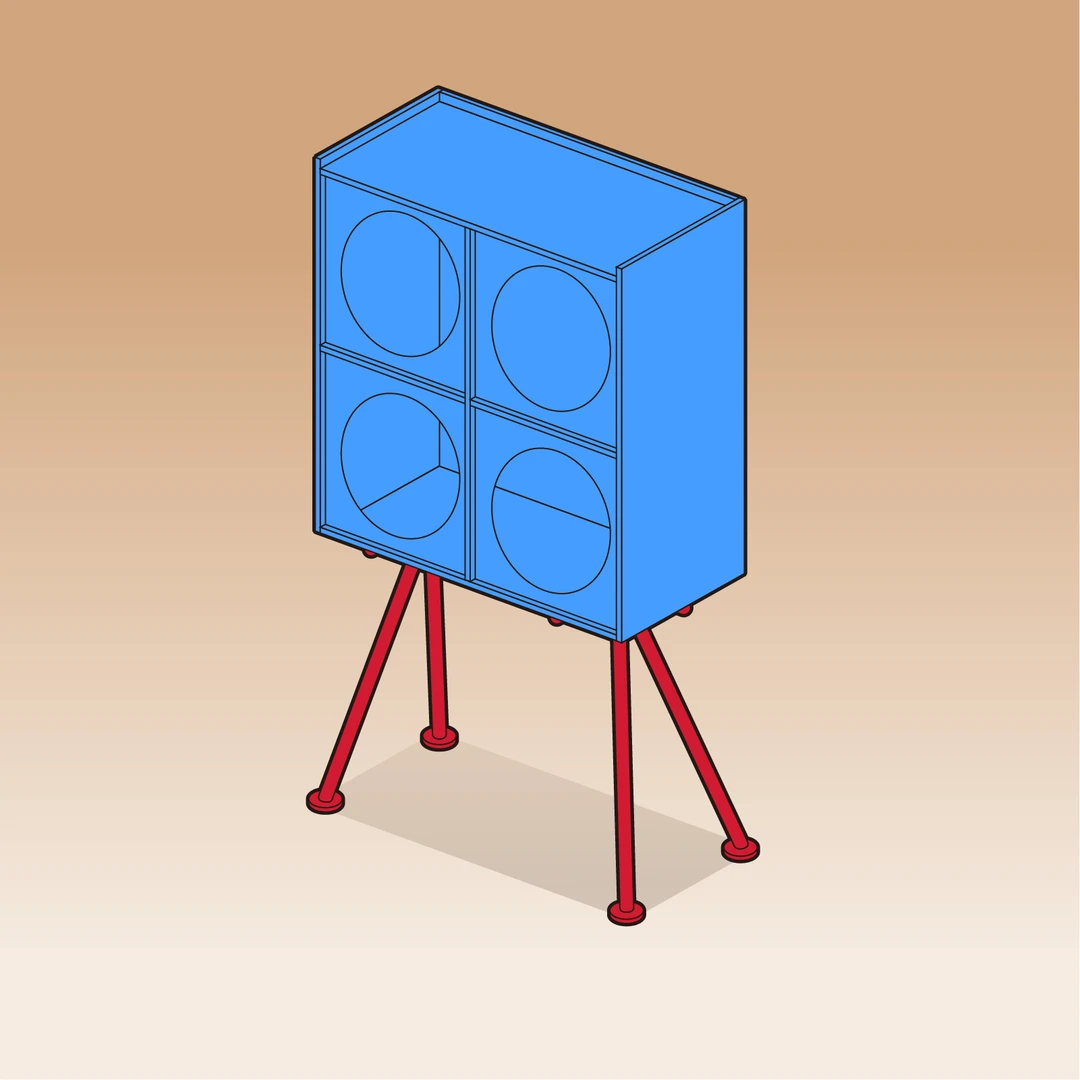 多米诺边柜四孔柜手办柜