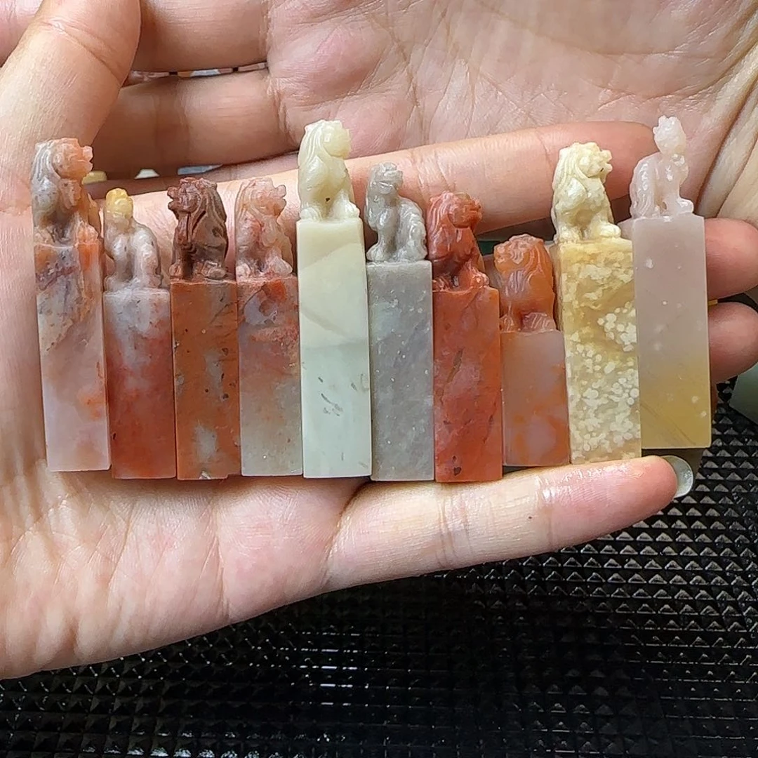 老挝石印石1.0~1.1cm10方