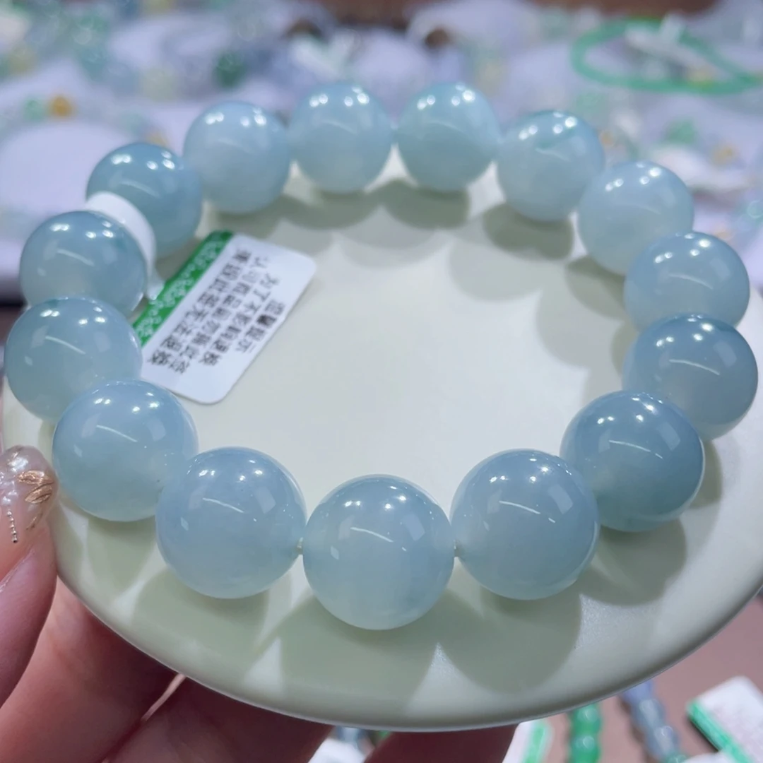 未镶嵌手链翡翠卡13.8