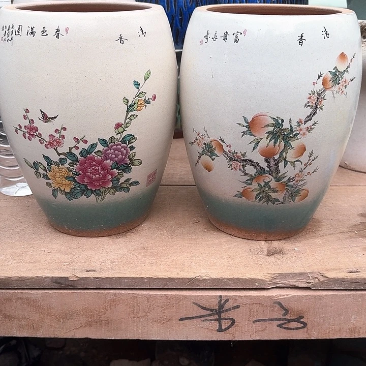 红陶微瑕花盆处理来啦