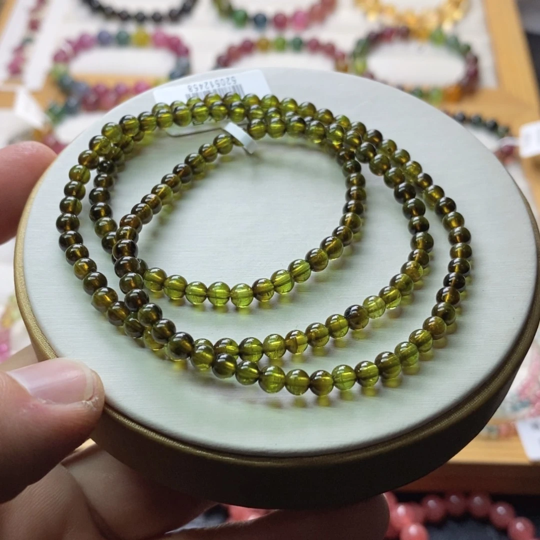 碧玺手链碧玺未镶嵌