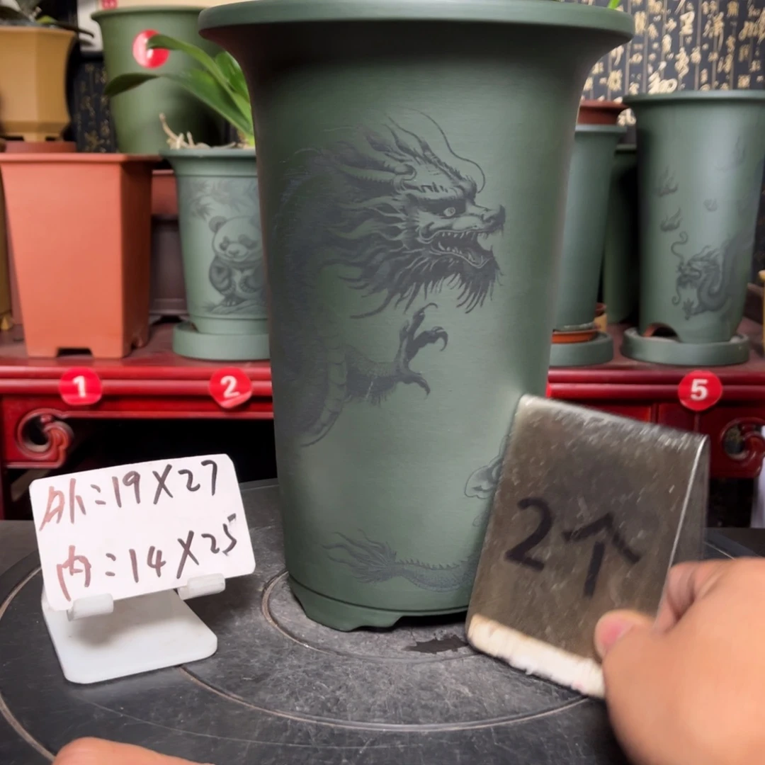 紫砂花盆紫砂花盆