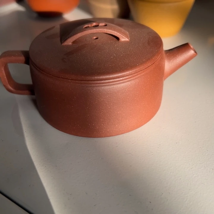 紫砂茶案紫泥汉瓦150cc