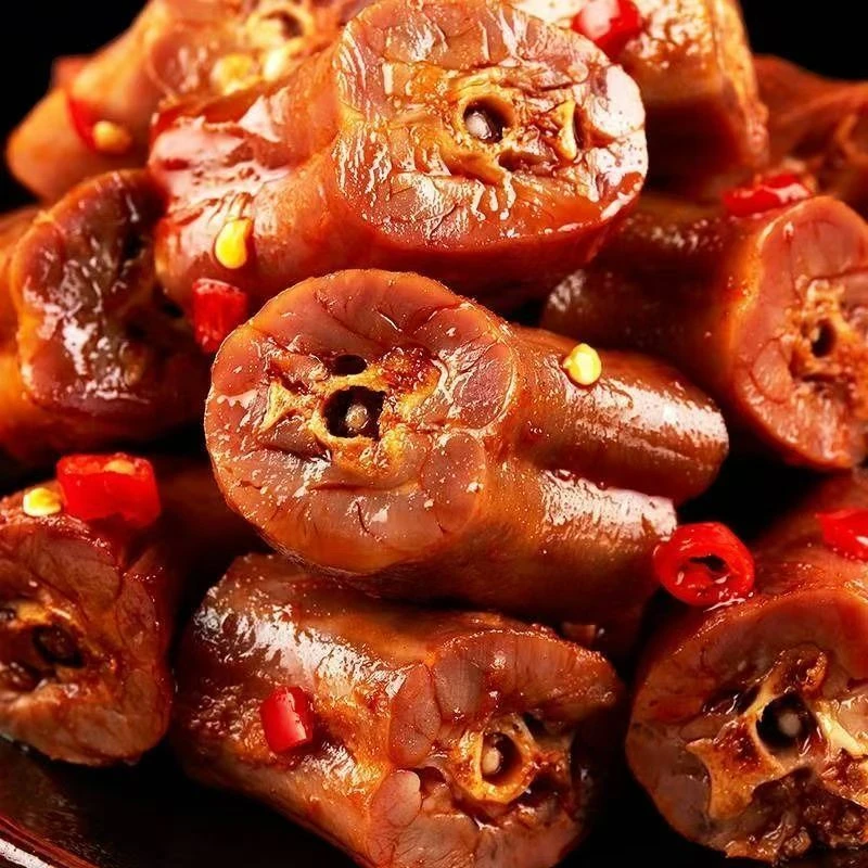 梓航久久网红甜辣麻辣鸭脖香辣秘制卤味熟食开袋即食休闲零食