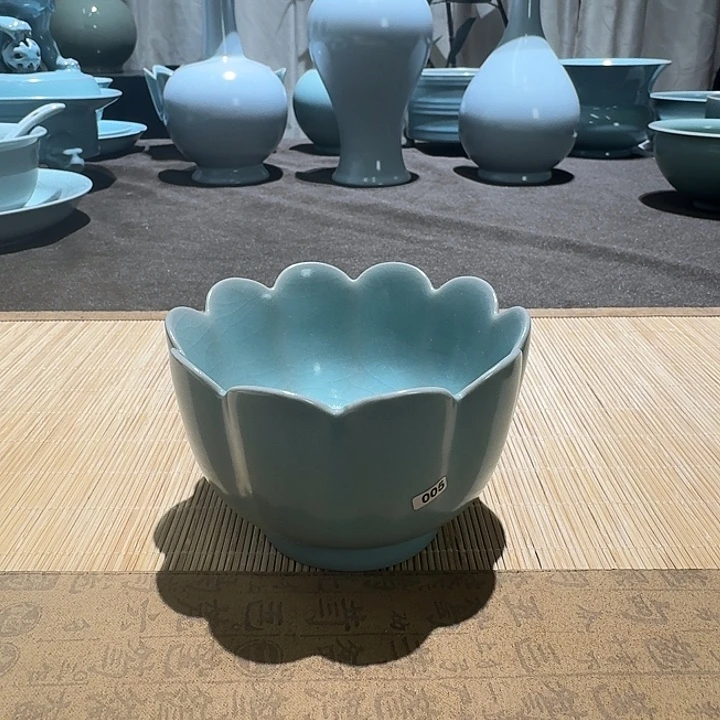 摆件陶全手工，莲花式温碗