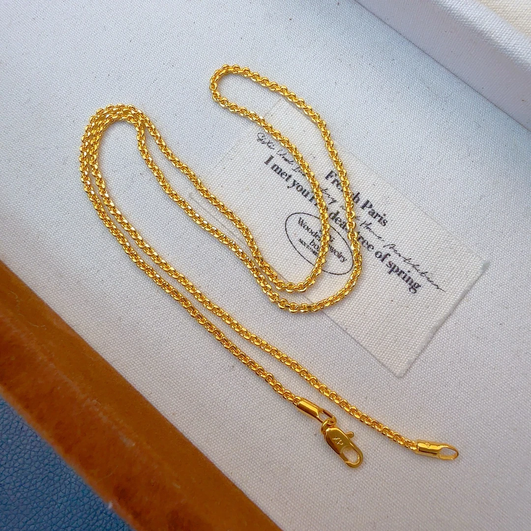 合金项链 11815环环相扣项链50cm