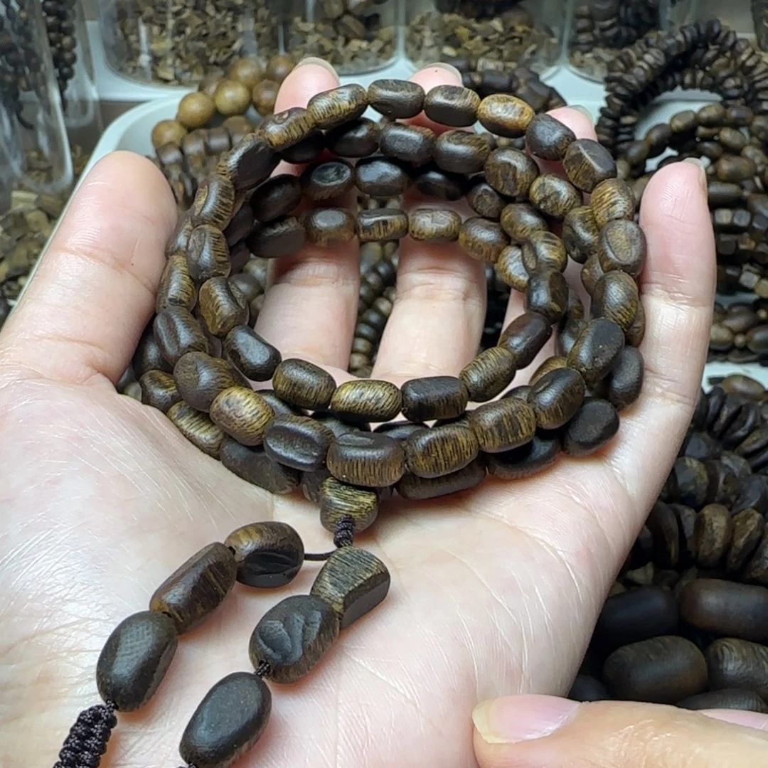 手串沉香多圈高油22克+留疤虫漏