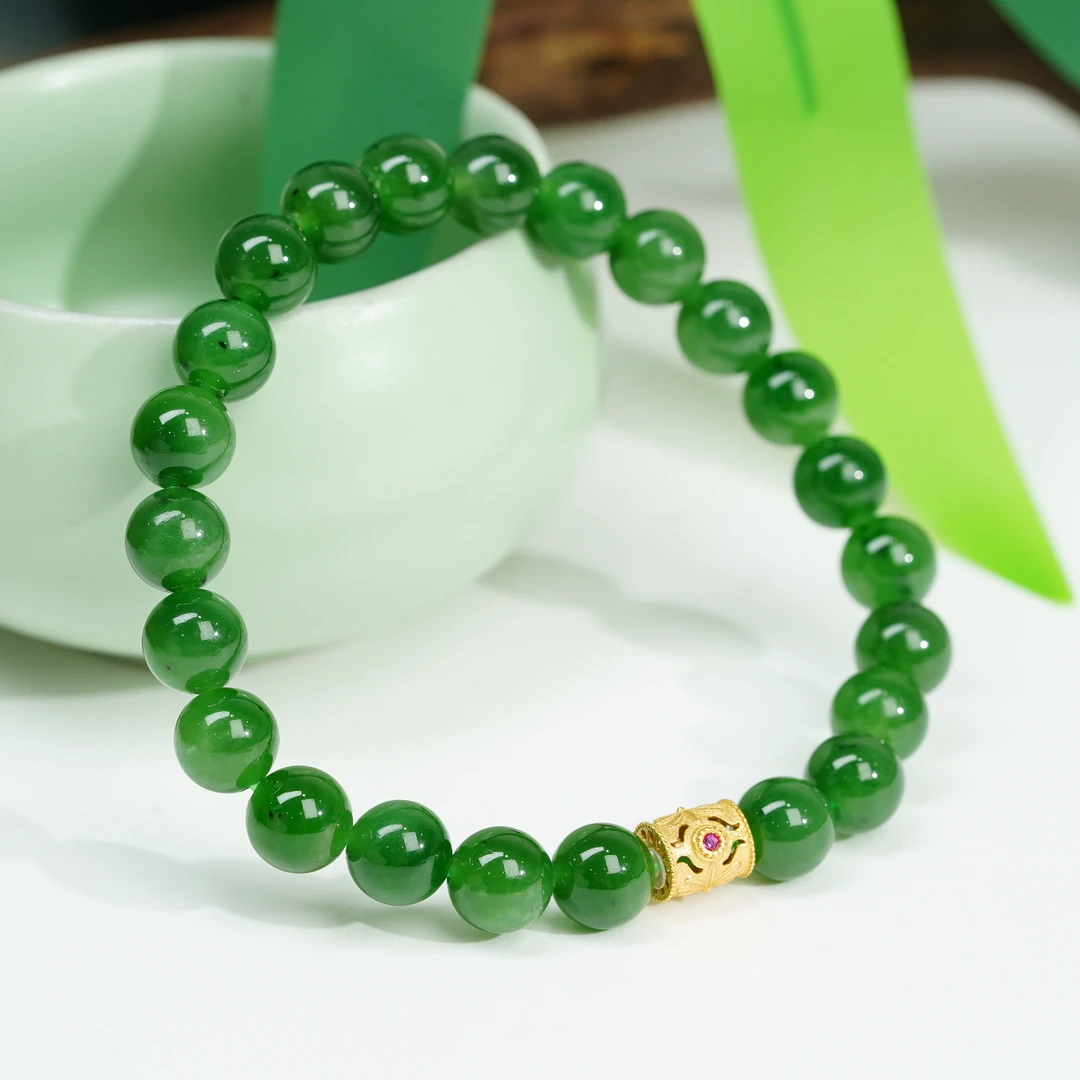 【小北好物】和田玉DIY单圈手串约7mm+【多样性发一件】-17QH13X469