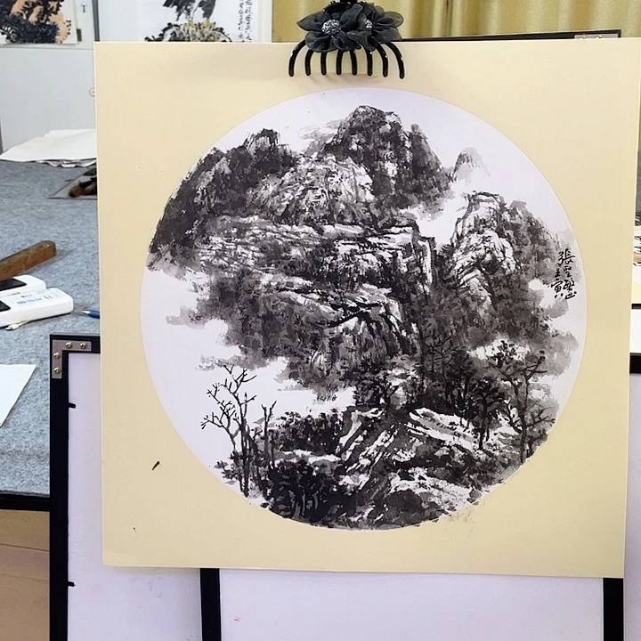 国画张圣敏先生纯手绘作品
