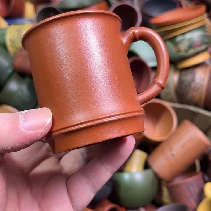 紫砂茶杯全手工紫砂主人杯