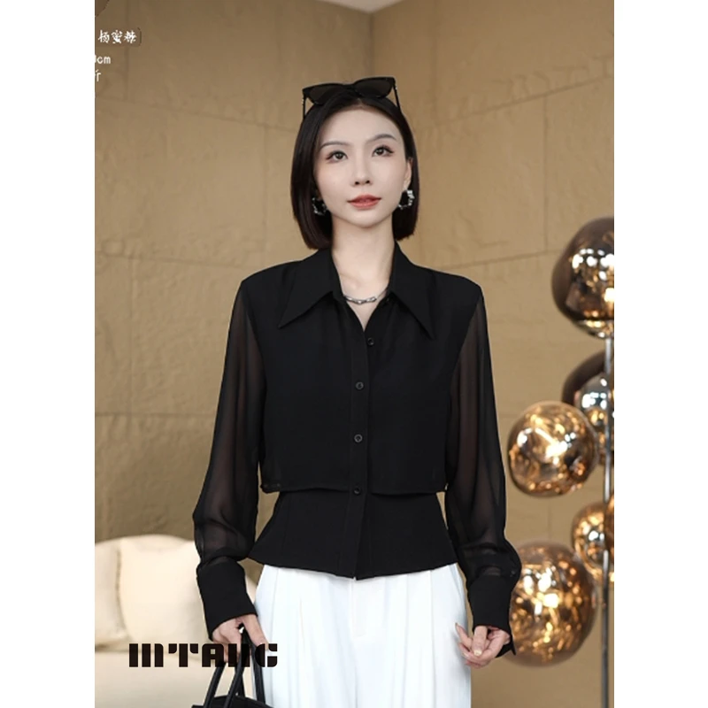 【轻纱】MTANG蜜糖女士新款上衣247