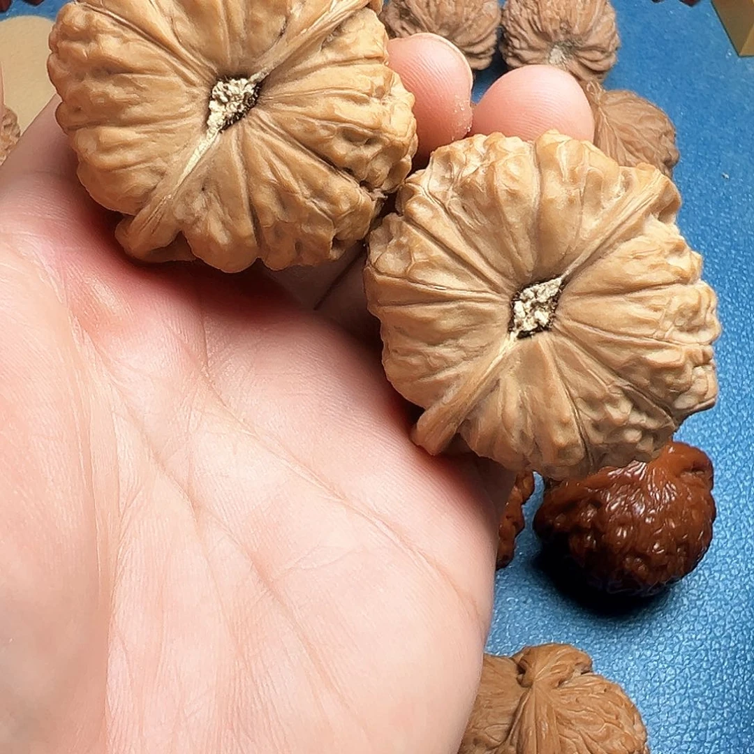 把件文玩核桃47南瓜墩