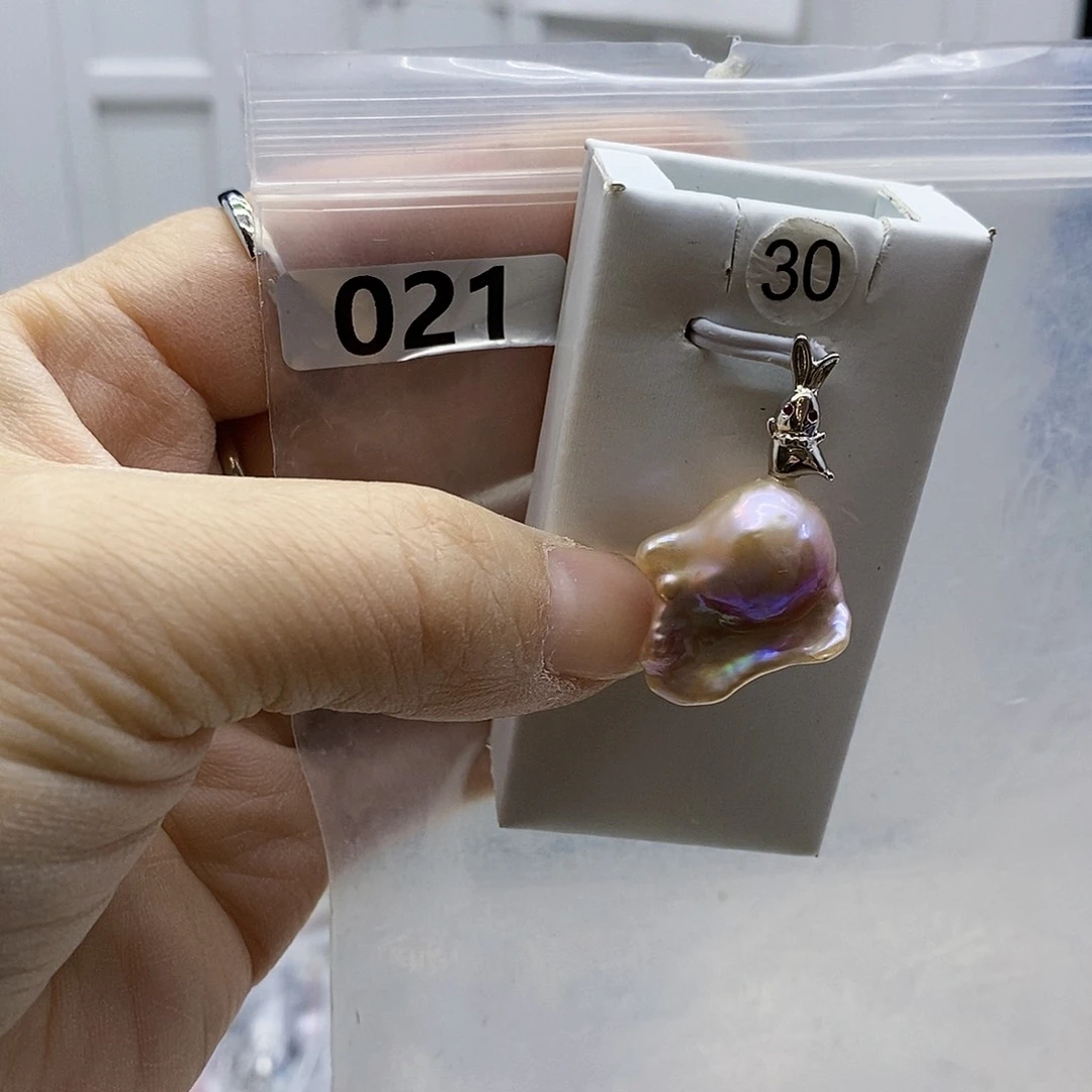 颈饰合金淡水珍珠