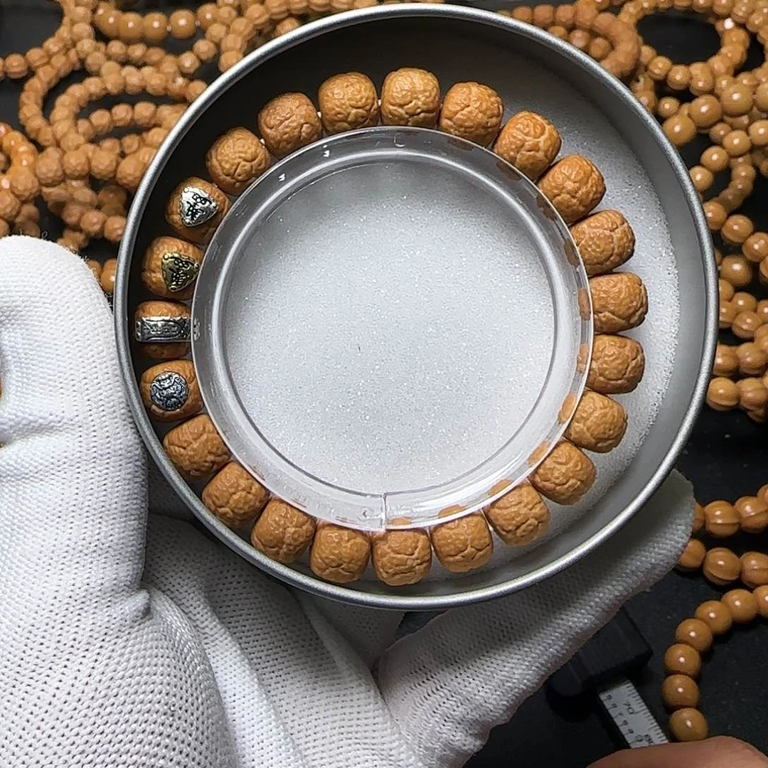 猴头核桃手串四标饕餮10左右65号