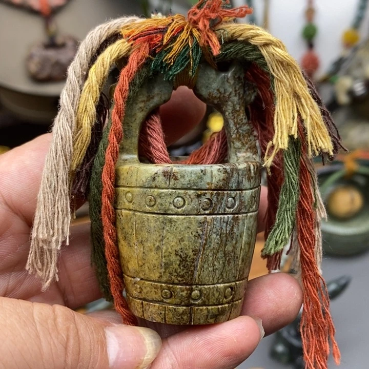 岫岩河磨玉（透闪石质玉）未镶嵌把件