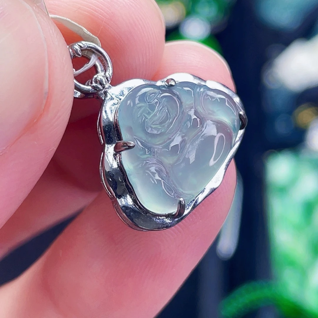 翡翠未镶嵌颈饰245