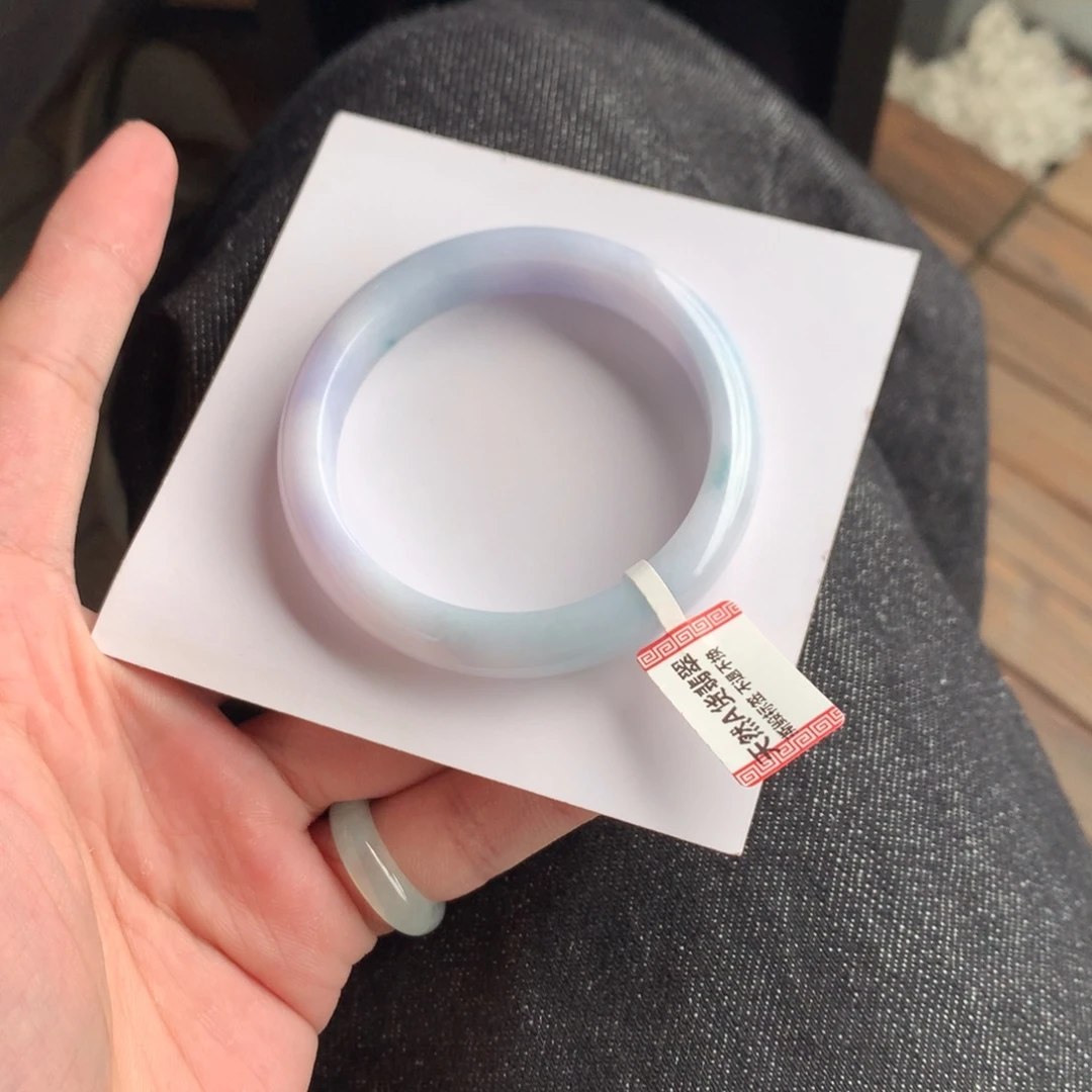 翡翠未镶嵌手镯522号52