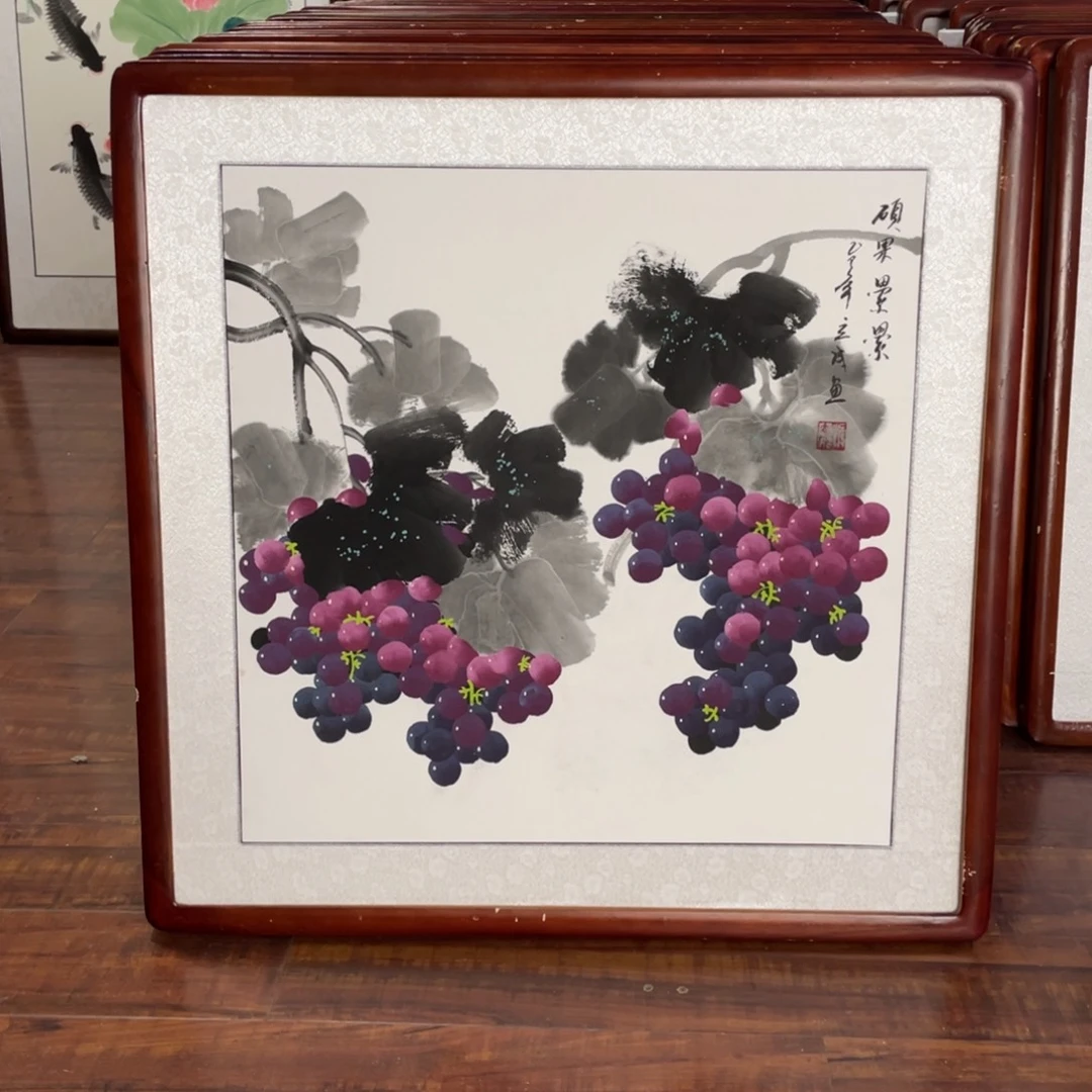 国画带框尺寸63*63厘米