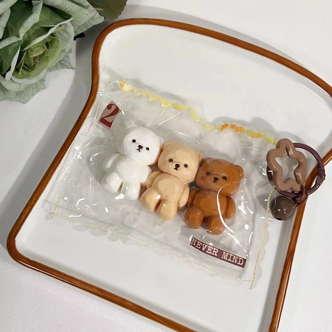 50号壳大大捏捏乐解压玩具巧克力莉娜熊系列手工制作默认瑕疵