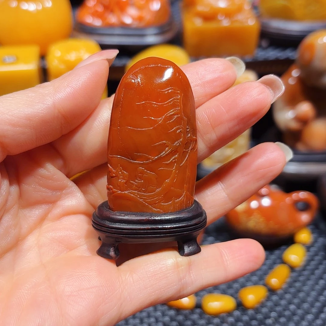 田黄石钦*石雕石雕石雕