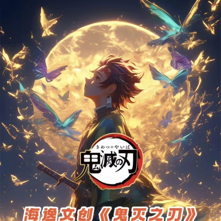 【辣辣拆卡】海逸【鬼灭之刃】收藏系列色纸一弹亚克力（盲盒代拆）