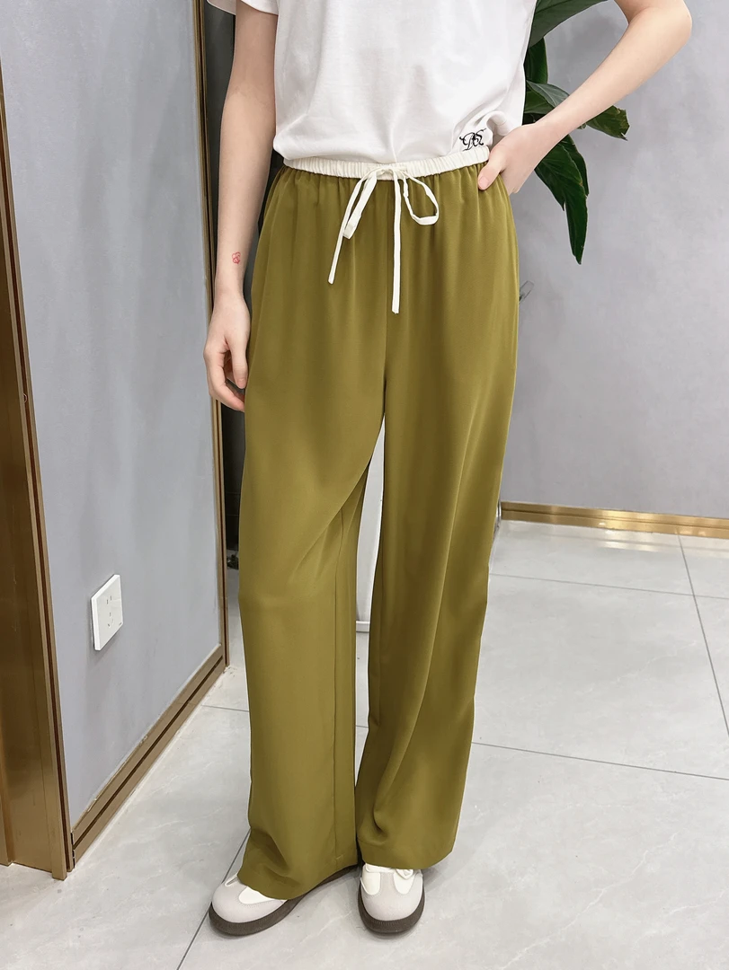 易缔媤/D13476百搭休闲裤阔腿裤出行衣服