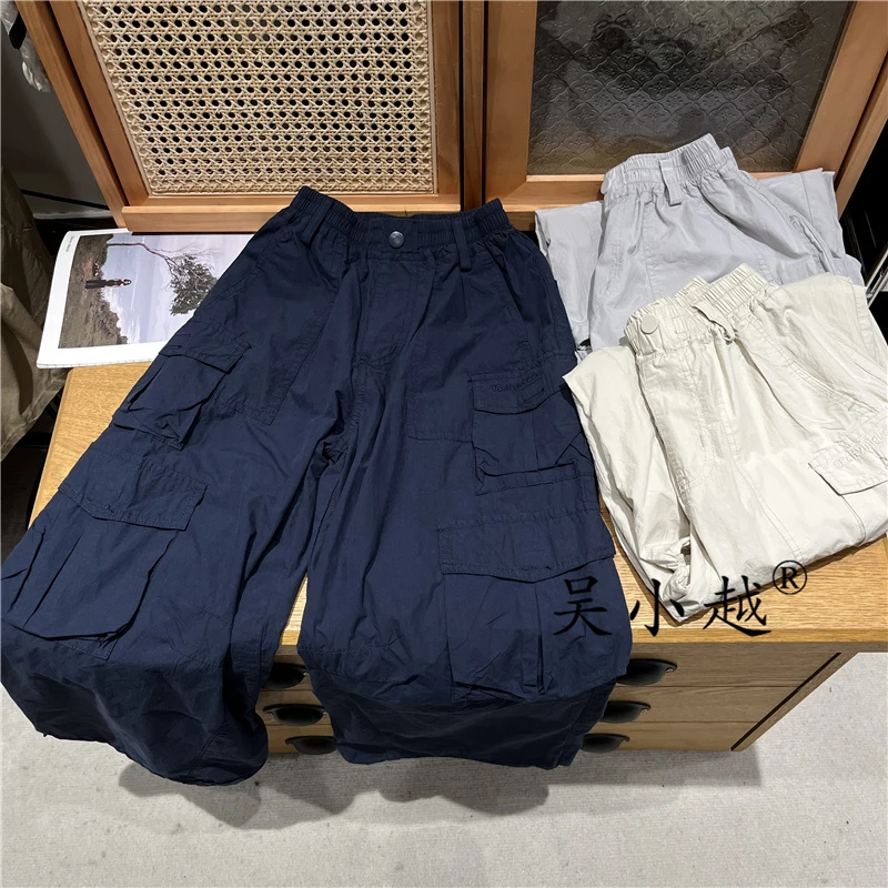 吴小越W1333男童散兵工装裤儿童运动户外长裤男孩休闲运动裤